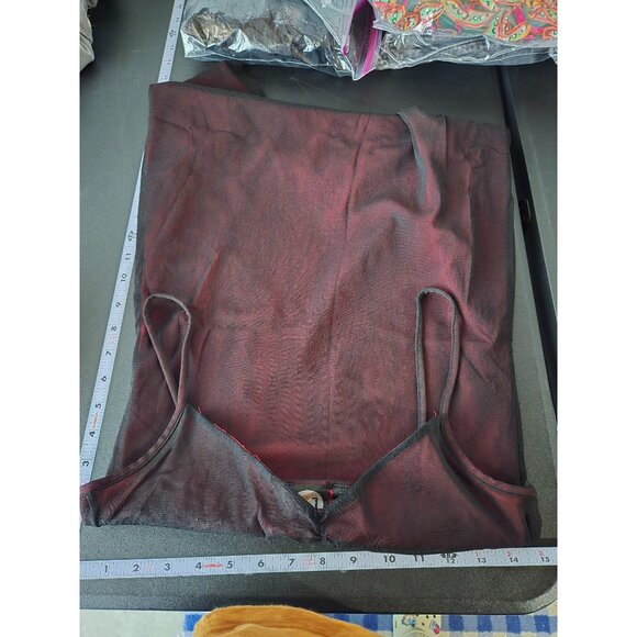 Y2K Rue 21 Embroidered Mini Babydoll Dress Size Medium Valentines Whimsigoth - Picture 7 of 9